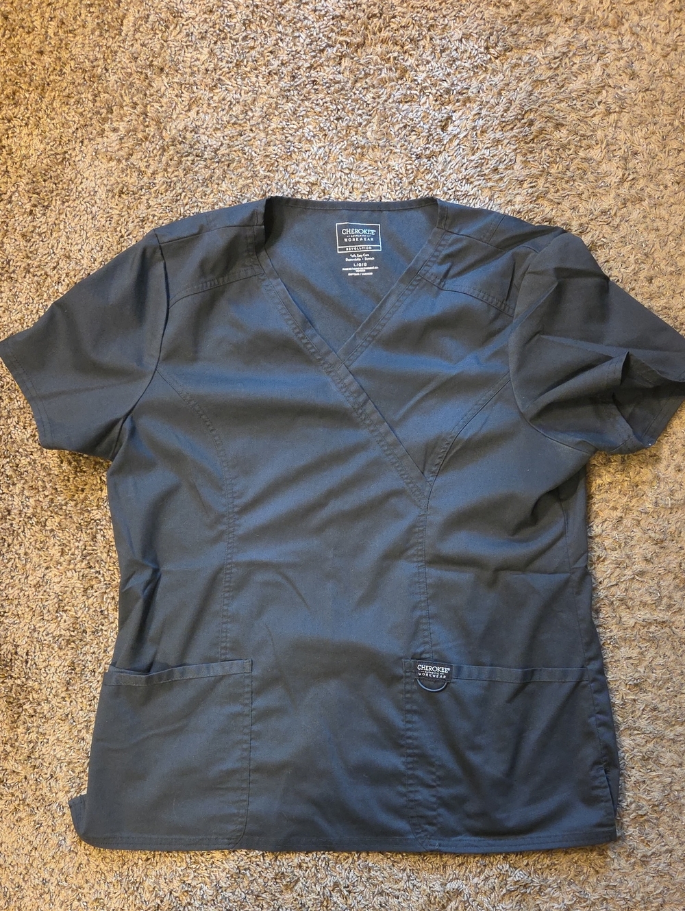 Cherokee Women's Grey Scrub Top